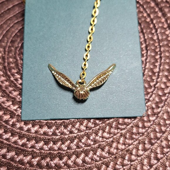 HARRY POTTER Golden Snitch Dangle Earrings - Picture 4 of 5